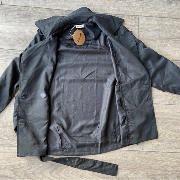 NWT Essue Woven Belted Jacket - Picture 9 of 11